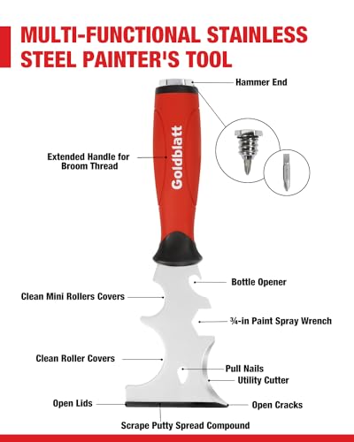 Goldblatt Drywall Hand Tool Kit, 6‑Piece Painter’s Tools