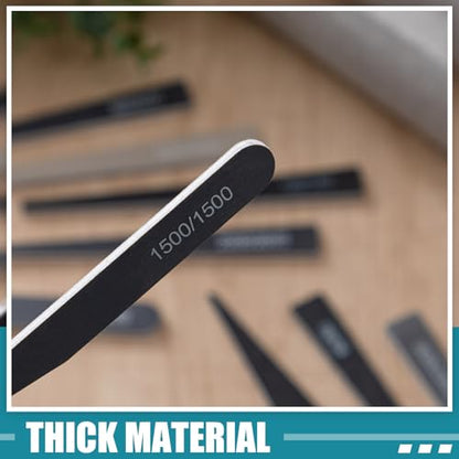 Honoson 20 Pcs Sanding Sticks Model, Low and High Grits, Stylish Style - style: Stylish Style