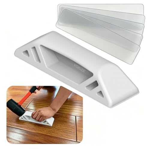 Updated Version Floor Gap Fixer Tool-LVP Installation Kit-Includes 5 Sheets Reusable Pads | Simple Operation & Floor Protection | Fits Mainstream Wood/Vinyl & Most Regular Textured Floors