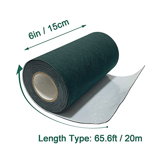 Turf Tape Artificial Grass Tape Self Adhesive 6" x 65.6' - size: Single-sided 6 in x 65.6 ft