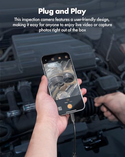 Anykit Endoscope Camera with Light, 1920P HD Borescope - size: 16.5FT