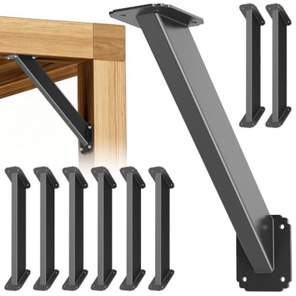 45 Degree Angle Support Bracket, Pergola Bracket Kit for 4x4 Wood Beams - size: 8Pack