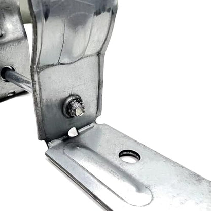 2-3/8" Fence Bracket,12Pcs Galvanized Pipe Grip Tie for Metal Posts - size: 12pcs