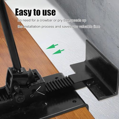CNQLIS 2 PCS Flooring Jacks for Hardwood Floors, Furniture Jack - color: Black