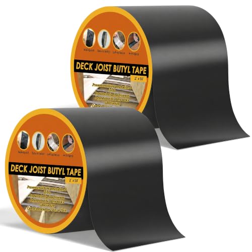 Butyl Deck Joist Tape 4" x 50' 2 Pack - size: 2 pack 4" x 50'