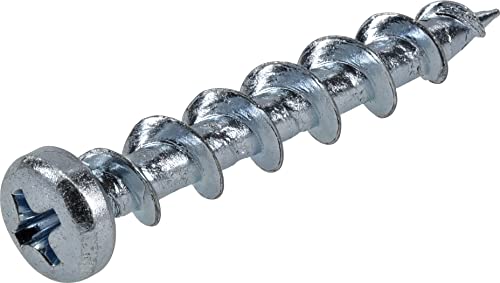 Hillman Borefast Drywall Screw Anchors, 1-1/2in, 75 Pieces, Silver