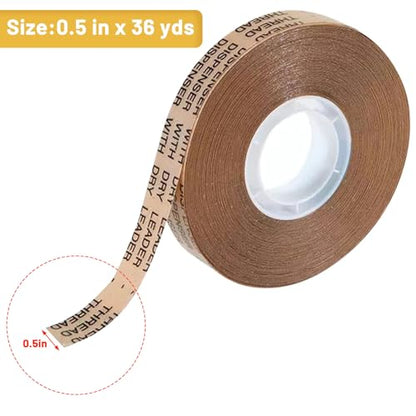 Lineco, High Tack ATG Tape, Brown 5 mil Adhesive, 1/2 in x 36 yd