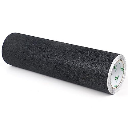 BOMEI PACK Grip Tape 15.7Inch x 16.5Ft - Black Heavy Duty Anti Slip Tape for Stairs Outdoor/Indoor Waterproof Safety Non Skid Roll for Stair Steps Traction Tread Grips Adhesive Non Slip Strips - size: 400mm