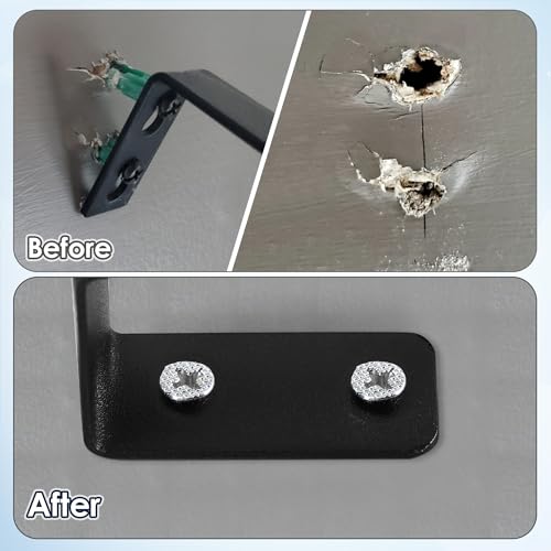 10 Pcs Wood Anchor, Fix Stripped Wood Screw Holes, White - color: White