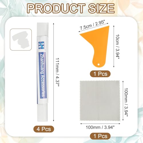 uxcell 4Pcs Wood Filler Sticks,Wood Repair Kit,Vanilla White - color: Vanilla White