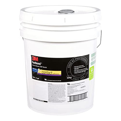3M Fastbond Contact Adhesive 30NF, Neutral, 5 Gallon Drum (Pail) - color: Neutral, size: ['5 Gallon Pail']