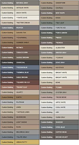Color Fast Caulk Matched to Custom Building Products (Bleached Wood Sanded)