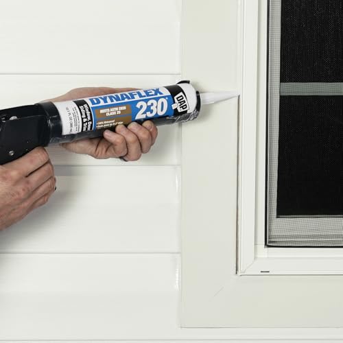 DAP Dynaflex 230 Pro Elastomeric Sealant, White WT099, 10.1 Oz (7079807102) - size: 10.1