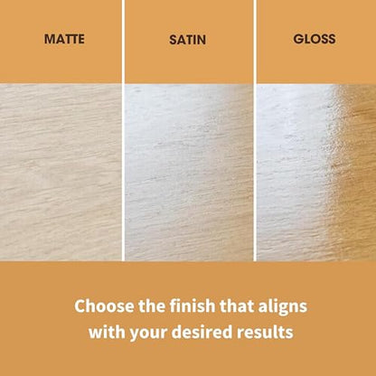 Furniture Clinic Wood Varnish, Polyurethane Waterproof Coating, Matte - color: Matte, size: 8.5 fl oz