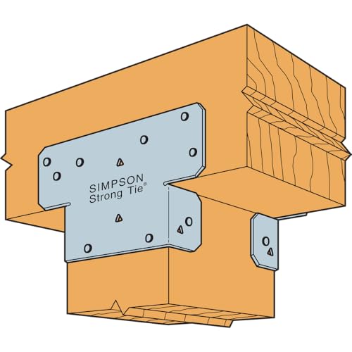 Simpson Strong-Tie AC6Z AC ZMAX Galvanized Adjustable Post Cap for 6X (Pack of 20) - size: 20 Pack