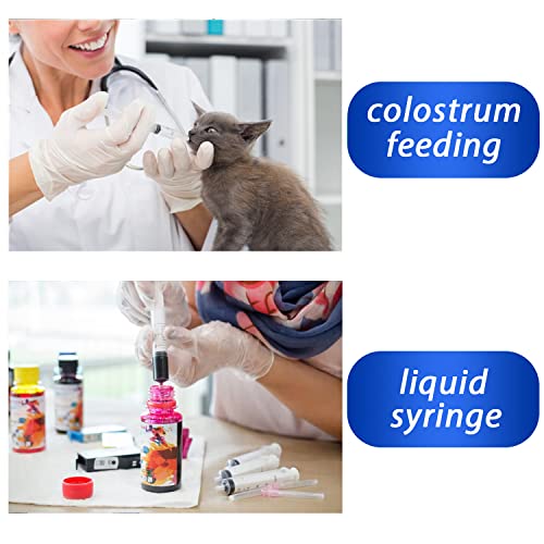20 Pack 1ml Syringe with Cap for Liquid, 1cc Plastic Small Syringes with Cover, Non-Sterile, No Needle - style: 1 ML