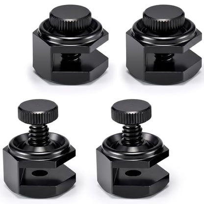 4 Pack Stair Gauge Set, Layout Tool for Framing Square, Black - color: Black