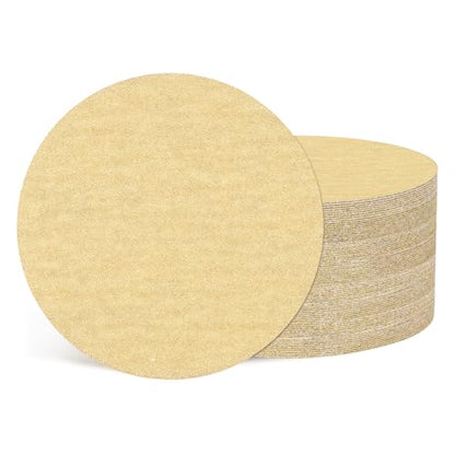 50Pcs Sanding Discs 3In 180Grit Hook and Loop Sandpapers Yellow - color: Yellow, size: 3 Inch(180 Grit)