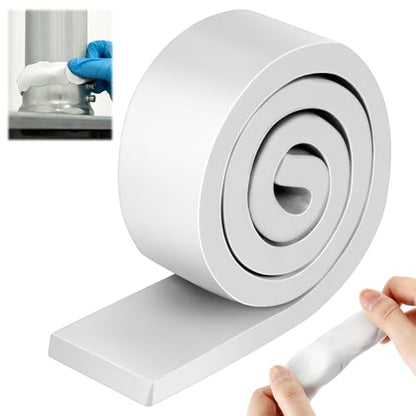 1 Pack Moldable Silicone Putty White Solid Roll - color: White, size: Solid Roll