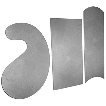 ATLIN Cabinet Scraper Card Set - Curved 3pc