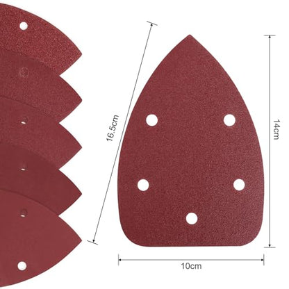 150pcs Mouse Detail Sander Sandpaper Assorted Grits - style: 150pcs：each 30 of40/80/120/180/240 grit