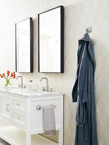 Amerock Stature 8" Brushed Nickel Towel Bar - color: Brushed Nickel, size: 8 Inch (203 mm)