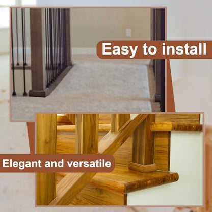 Blulu 1 Set 6" Newel Post Mounting Kit Deck Stair Floor Installation Kit - size: 6 Inch