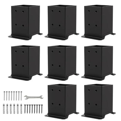8 Pcs 4"x 4" Post Base Fit (Inner Size 3.6x3.6) Post Lumber
