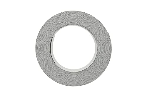 1 & 3/16" Grey Pearl Pre-Glued Melamine Edge Banding, 25 ft - size: Width: 1 & 3/16"