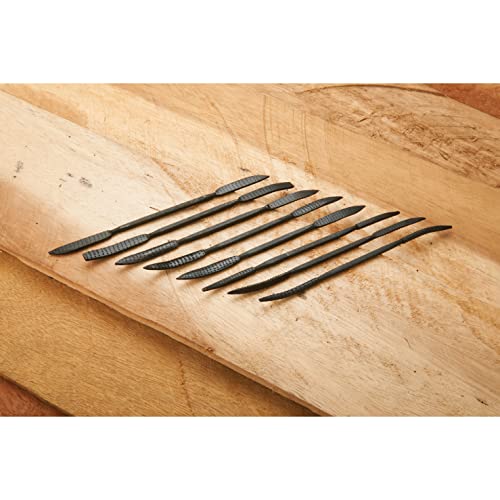 Woodriver Large Riffler Rasp Set - Coarse - 8-Piece