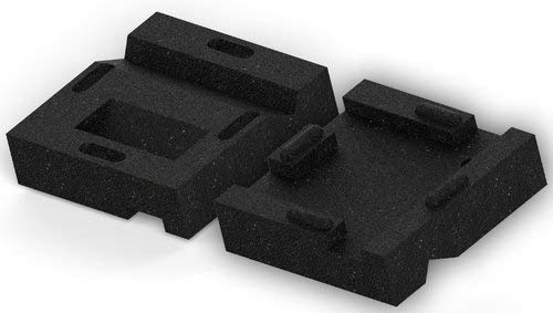 Swing Set Anchor Leveling Kit :: Includes Four Large Molded Rubber Blocks with Stakes and Hardware for Installation