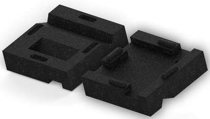 Swing Set Anchor Leveling Kit :: Includes Four Large Molded Rubber Blocks with Stakes and Hardware for Installation