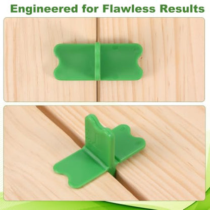8 Pcs Deck Spacer Tool Deck Board Spacers 4-in-1 X Shaped Plastic
