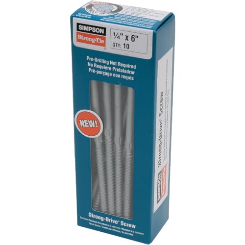 Simpson Strong-Tie SDS25600-R10 Connector Screw, 6-Pack