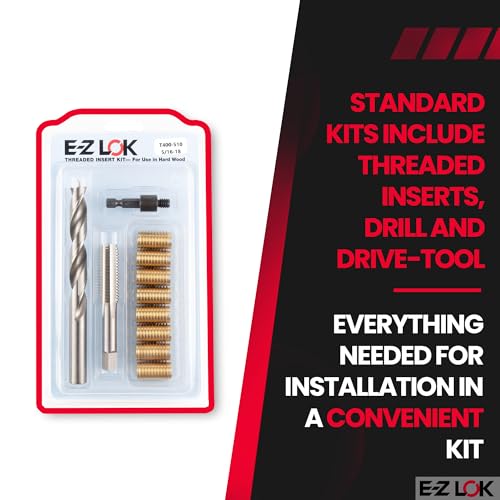 E-Z LOK Thread Repair Kit, 0.3125-18 - size: 5/16-18 - 1.00", style: Brass