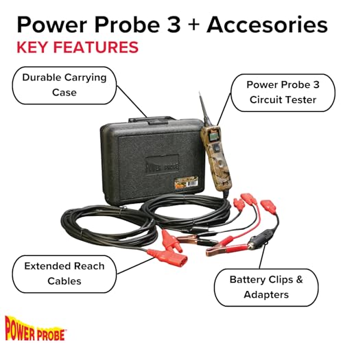 Power Probe 3 Circuit Tester Kit with Case & Accessories (PP319CAMO) - color: Camo - Limited Edition