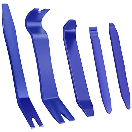Trim Removal Tool - 5Pcs Trim Removal Tool Set,Car Pry Tool Kit, Car Panel Door Audio Trim Tool Kit for Vehicle Dash Radio Audio Installer