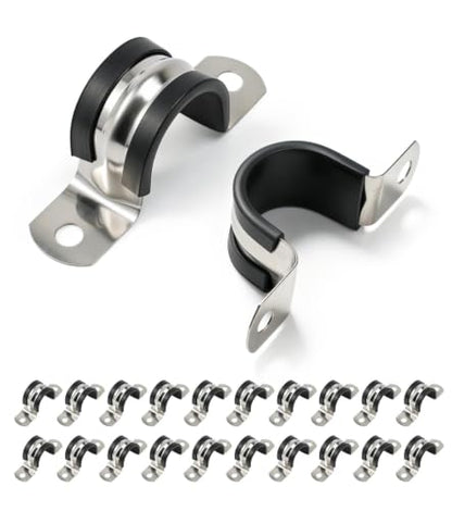 1" Pipe Strap U Bracket Clamp, Cushioned U Clamp for Conduit