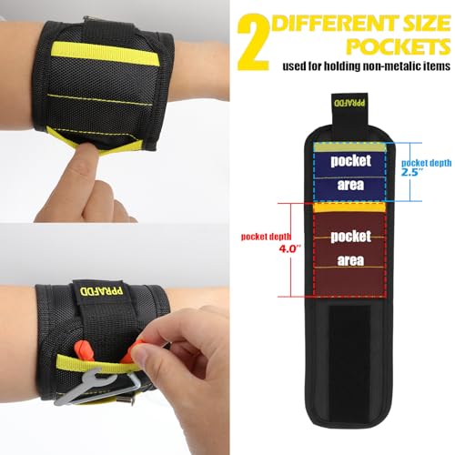 PPRAFDD Magnetic Wristband for Tools, Gift for Men Stocking Stuffers