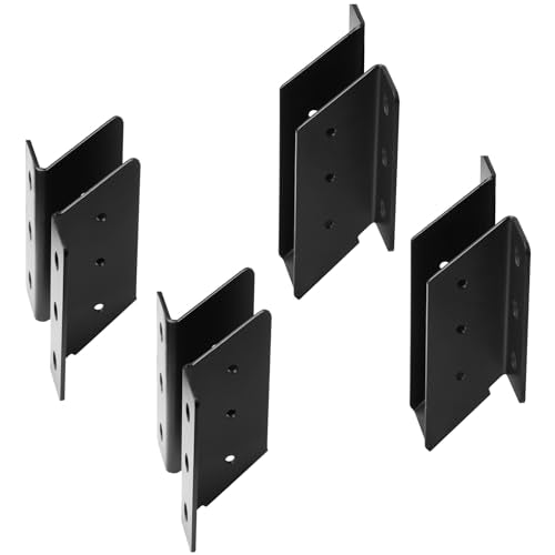 GBGS 2 Pairs Angled Joist Hanger for 2x6 Lumber,45°Slope Up and Down - size: 2x6 Lumber