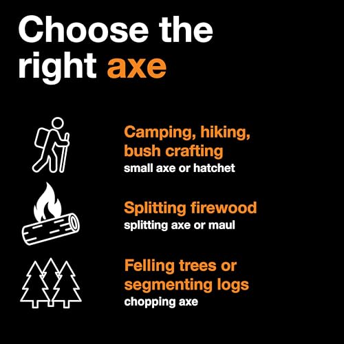 Fiskars X27 Super Splitting Axe 36", for Taller Users on Large Logs - style: 36" Splitting Axe