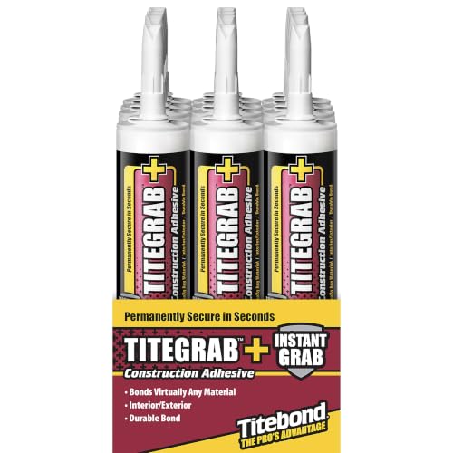 Titebond TiteGrab Plus Construction Adhesive 9 Oz. (12 Pack) – 6701