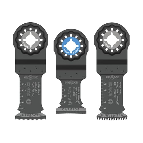Bosch OSL003VP 3 pc. Starlock Oscillating Multi-Tool Accessory Blade Set
