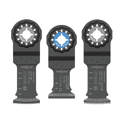 Bosch OSL003VP 3 pc. Starlock Oscillating Multi-Tool Accessory Blade Set