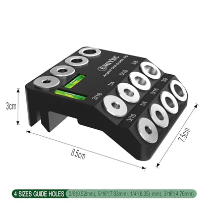 30 45 90 Degree Angled Drill Guide Jig with 2 Torpedo Level