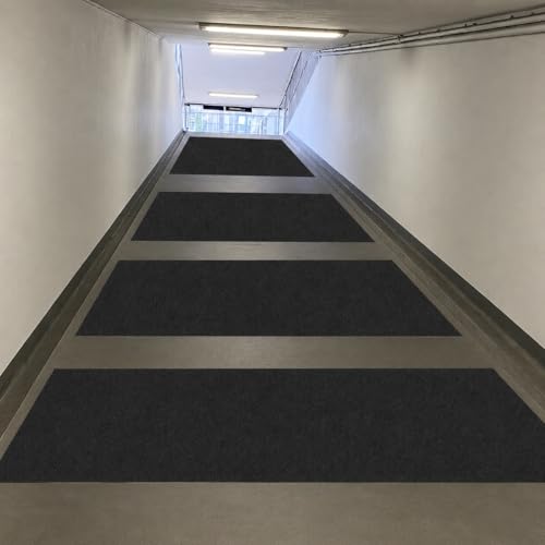 Extra Wide 24in x 20ft Black Anti Slip Tape, 80 Grit Waterproof Non Skid Grip Tape Roll for Ramps, Decks, Boat Decks, Warehouse Floors, Garages, Indoor & Outdoor Use - size: 24'' x 20 FT