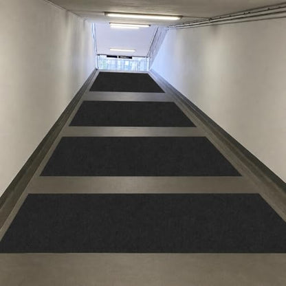 Extra Wide 18in x 20ft Black Anti Slip Tape, 80 Grit Waterproof Non Skid Grip Tape Roll for Ramps, Decks, Boat Decks, Warehouse Floors, Garages, Indoor & Outdoor Use - size: 18'' x 20 FT