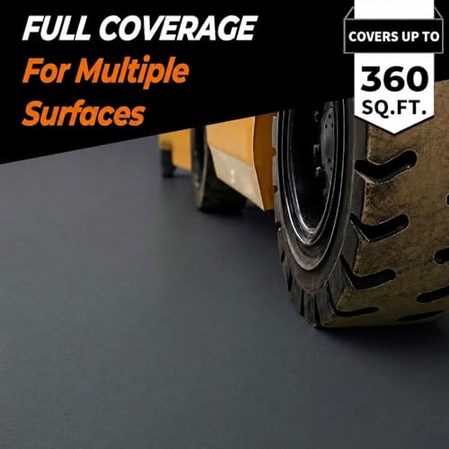 Dark Gray Floor Paint, 1 Gallon, Water-Based 1K Sealer