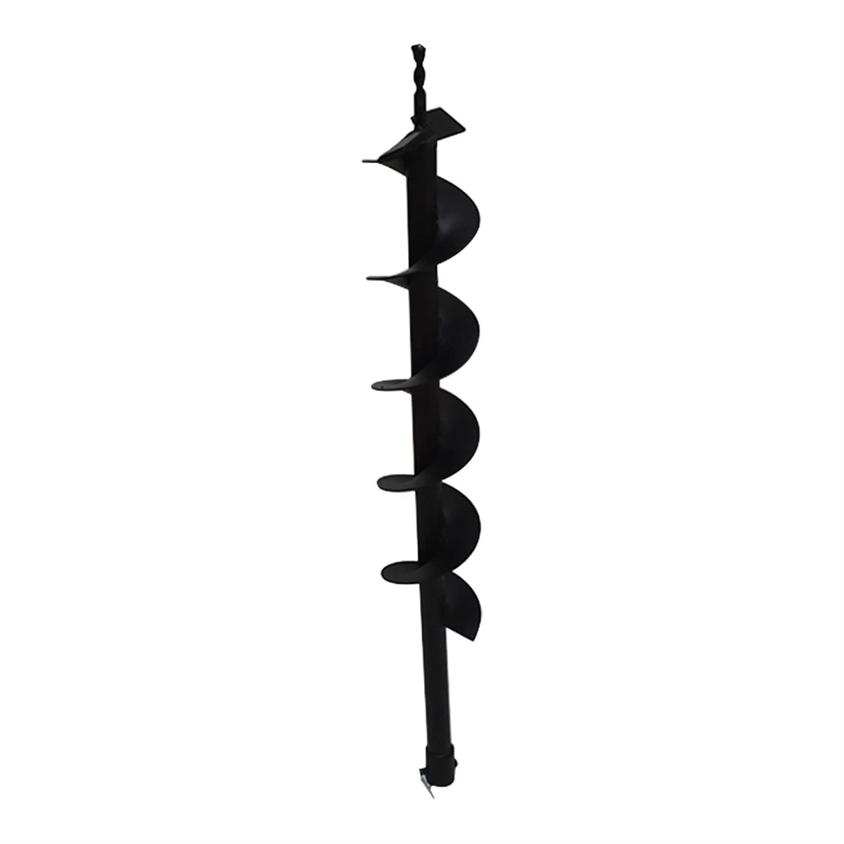 findmall Earth Auger Drill Bits 4" 6" 8" 10" 12" for Gaseous Fluid Powered Post Fence Hole Digger - size: 4inch