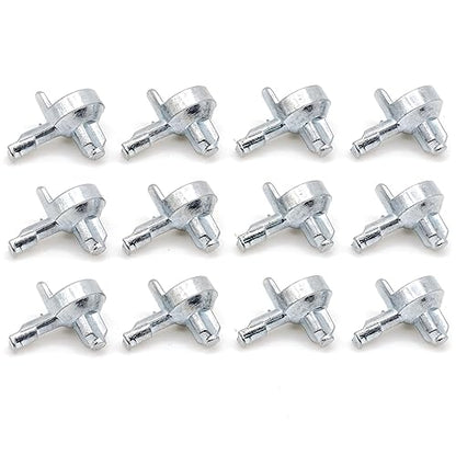 ReplacementScrews Billy Bookshelf Hardware Kit Compatible with IKEA (131372, 119081, 101351, 118331) - All Cams, Dowels & Pins/Pegs Needed for Assembly